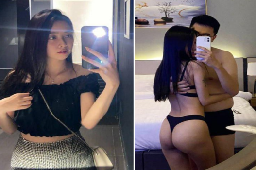 Em bỏ quần lót để anh dễ dập